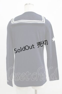 画像3: MILK / セーラーカットソー  ネイビー H-25-06-19-039-ML-TO-KB-ZH