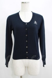 Jane Marple / Angel EMBカーディガン  ネイビー H-25-06-19-044-JM-TO-KB-ZH