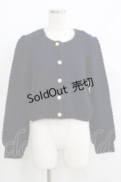 画像1: Emily Temple cute / POPCORNカーディガン  ネイビー H-25-10-20-031-ET-TO-KB-ZH