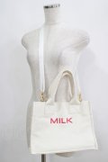 MILK / MILK Boxトート  オフ H-25-06-19-057-ML-BG-KB-ZH