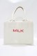 画像2: MILK / MILK Boxトート  オフ H-25-06-19-057-ML-BG-KB-ZH (2)