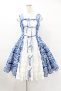 Angelic Pretty / Little Houseジャンパースカート Free ブルー H-25-06-19-1034-AP-OP-NS-ZH