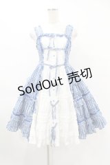 Angelic Pretty / Little Houseジャンパースカート Free ブルー H-25-06-19-1034-AP-OP-NS-ZH