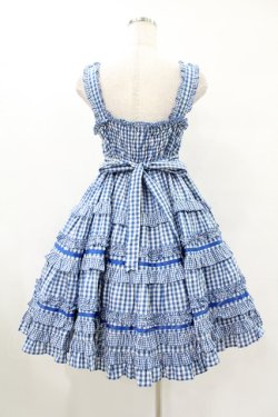 画像2: Angelic Pretty / Little Houseジャンパースカート Free ブルー H-25-06-19-1034-AP-OP-NS-ZH