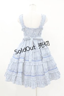 画像2: Angelic Pretty / Little Houseジャンパースカート Free ブルー H-25-06-19-1034-AP-OP-NS-ZH