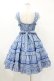 画像2: Angelic Pretty / Little Houseジャンパースカート Free ブルー H-25-06-19-1034-AP-OP-NS-ZH (2)