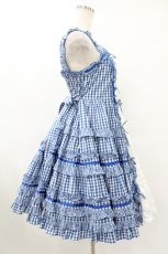画像3: Angelic Pretty / Little Houseジャンパースカート Free ブルー H-25-06-19-1034-AP-OP-NS-ZH (3)
