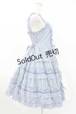 画像3: Angelic Pretty / Little Houseジャンパースカート Free ブルー H-25-06-19-1034-AP-OP-NS-ZH