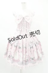 Angelic Pretty / Princess Puppyティアードジャンパースカート Free ピンク H-25-06-19-1036-AP-OP-NS-ZH