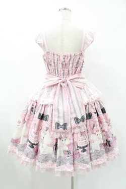 画像2: Angelic Pretty / Princess Puppyティアードジャンパースカート Free ピンク H-25-06-19-1036-AP-OP-NS-ZH