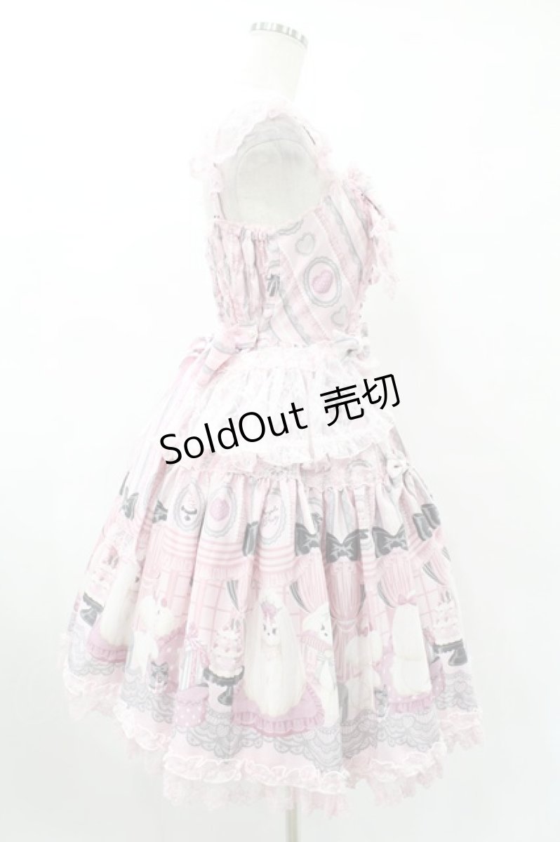 画像3: Angelic Pretty / Princess Puppyティアードジャンパースカート Free ピンク H-25-06-19-1036-AP-OP-NS-ZH (3)