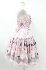 画像3: Angelic Pretty / Princess Puppyティアードジャンパースカート Free ピンク H-25-06-19-1036-AP-OP-NS-ZH (3)