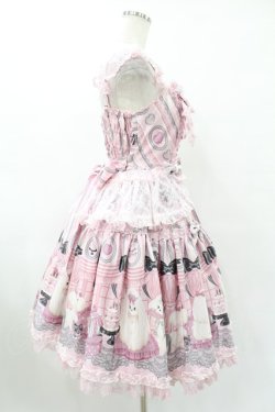 画像3: Angelic Pretty / Princess Puppyティアードジャンパースカート Free ピンク H-25-06-19-1036-AP-OP-NS-ZH