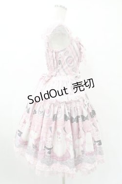 画像3: Angelic Pretty / Princess Puppyティアードジャンパースカート Free ピンク H-25-06-19-1036-AP-OP-NS-ZH