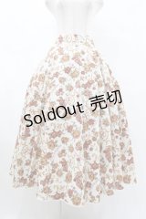 metamorphose / 【プラスサイズ】ゴブラン風くまちゃんロングフレアスカート プラスサイズ オフ白 H-25-06-19-1038-ME-SK-NS-ZH