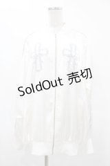 Jamie エーエヌケー / スカル刺繍スカジャン M オフ H-25-06-19-1056-LO-JA-NS-ZH