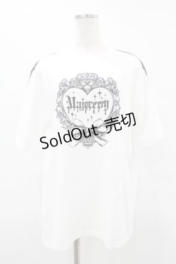 画像1: majoretty / 寿限無。×majoretty プリントTシャツ S オフ H-25-06-19-1057-0-TS-NS-ZH