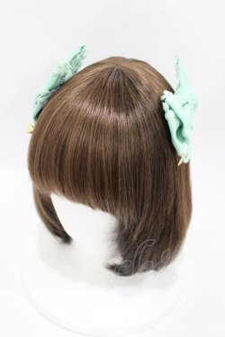 画像1: Angelic Pretty / Heartfulリボンコーム  ミント H-25-06-19-1007-AP-ZA-NS-ZH