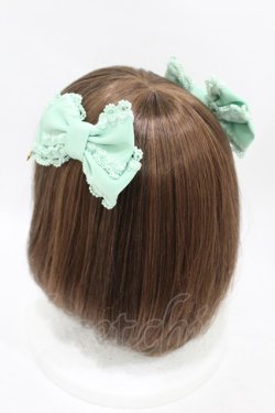 画像2: Angelic Pretty / Heartfulリボンコーム  ミント H-25-06-19-1007-AP-ZA-NS-ZH