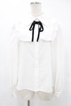 画像1: Jamie エーエヌケー / ゴシックブラウス M オフ H-25-06-19-1064-LO-BL-NS-ZH
