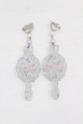 Angelic Pretty / Bunny Mirrorイヤリング  クリア H-25-06-19-1014-AP-AC-NS-ZH