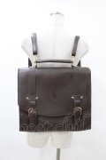 axes femme POETIQUE / うさぎ型押しサッチェルバッグ  ブラウン H-25-06-19-1020-AX-BG-NS-ZH