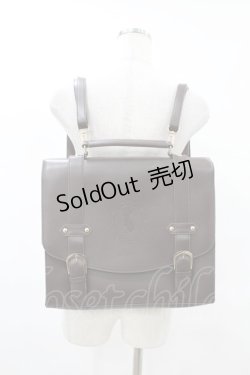 画像1: axes femme POETIQUE / うさぎ型押しサッチェルバッグ  ブラウン H-25-06-19-1020-AX-BG-NS-ZH