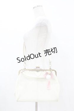 画像1: Amavel / オリジナルチャーム付がま口バッグ  オフ H-25-06-19-1021-CA-BG-NS-ZH