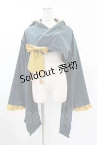 metamorphose / 【プラスサイズ】フード付き着物袖ボレロ プラスサイズ グリーン H-25-06-19-1023-ME-TO-NS-ZH