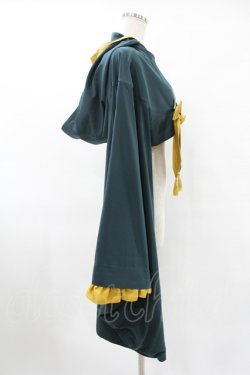 画像3: metamorphose / 【プラスサイズ】フード付き着物袖ボレロ プラスサイズ グリーン H-25-06-19-1023-ME-TO-NS-ZH