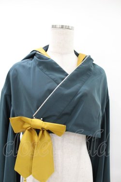 画像4: metamorphose / 【プラスサイズ】フード付き着物袖ボレロ プラスサイズ グリーン H-25-06-19-1023-ME-TO-NS-ZH