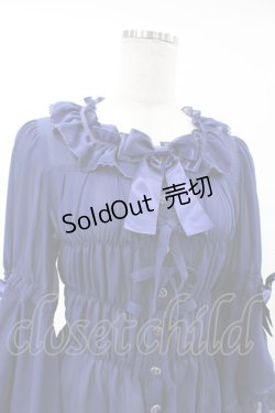 画像4: metamorphose / スクエアあきロング姫袖ブラウス サイズ1 ネイビー H-25-06-19-1026-ME-BL-NS-ZH