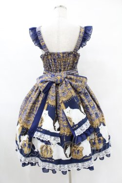 画像2: metamorphose / Royal Crown Catフリルジャンパースカート サイズ1 サファイア H-25-06-19-1032-ME-OP-NS-ZH