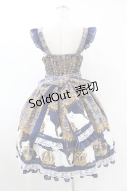 画像2: metamorphose / Royal Crown Catフリルジャンパースカート サイズ1 サファイア H-25-06-19-1032-ME-OP-NS-ZH
