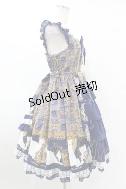 画像3: metamorphose / Royal Crown Catフリルジャンパースカート サイズ1 サファイア H-25-06-19-1032-ME-OP-NS-ZH