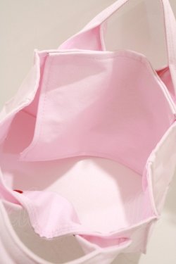 画像3: Katie / KATIE LOGO canvas tote  LIGHT PINK H-25-06-19-058-LO-BG-KB-ZH