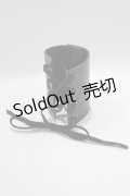 Na+H / レースアップベルトブレスレット  黒 H-25-06-19-061-PU-AC-KB-ZH