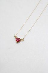 Q-pot. / Melty Angel Heartネックレス  イエローゴールド H-25-06-19-064-QP-AC-KB-ZH