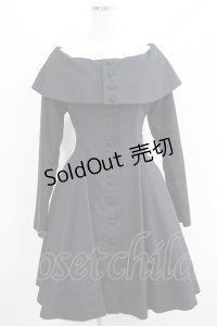 ATELIER BOZ / ウィンザーミニワンピース  ブラック×ブラック H-25-06-19-008-EL-OP-KB-ZH