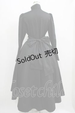 画像3: Sheglit / Victorianバッスルワンピース M ブラック H-25-06-19-001-EL-OP-KB-ZH