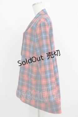 画像2: Candy Stripper / LOST MY MIND JACKET S レッド H-25-06-19-017-PU-JA-NS-ZT185