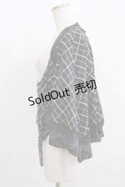 画像2: OZZ ANGELO / ローズハンティングケープ付きベスト  ブラック H-25-06-19-018-OO-TO-KB-ZH