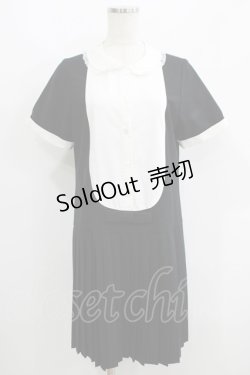 画像1: Katie / Cafe Chicワンピース  ブラック H-25-06-19-020-LO-OP-KB-ZH