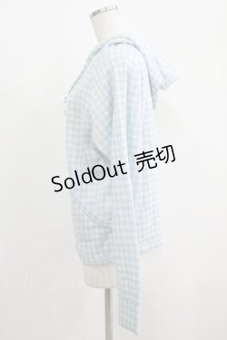 画像2: Katie / SUNDAY CHECK hood  BLUE H-25-06-19-028-LO-TO-KB-ZH