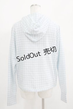 画像3: Katie / SUNDAY CHECK hood  BLUE H-25-06-19-028-LO-TO-KB-ZH