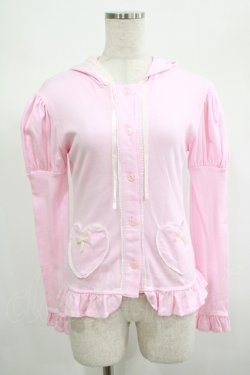 画像1: Angelic Pretty / クマ耳カットソー Free ピンク H-25-06-20-035-AP-TO-NS-ZH