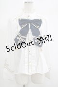 Angelic Pretty / CIRCUS Ribbonブラウス Free オフ/ネイビー H-25-06-20-043-AP-BL-NS-ZH