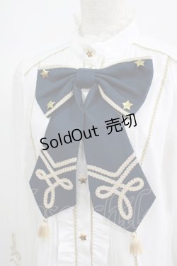 画像4: Angelic Pretty / CIRCUS Ribbonブラウス Free オフ/ネイビー H-25-06-20-043-AP-BL-NS-ZH