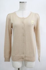 Franche Lippee / ニットカーディガン M ベージュ H-25-06-20-045-LO-TO-NS-ZH