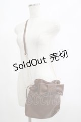 m petit by misako / NINA'sコラボ ショルダーバッグ  ブラウン H-25-06-20-054-LO-BG-NS-ZH